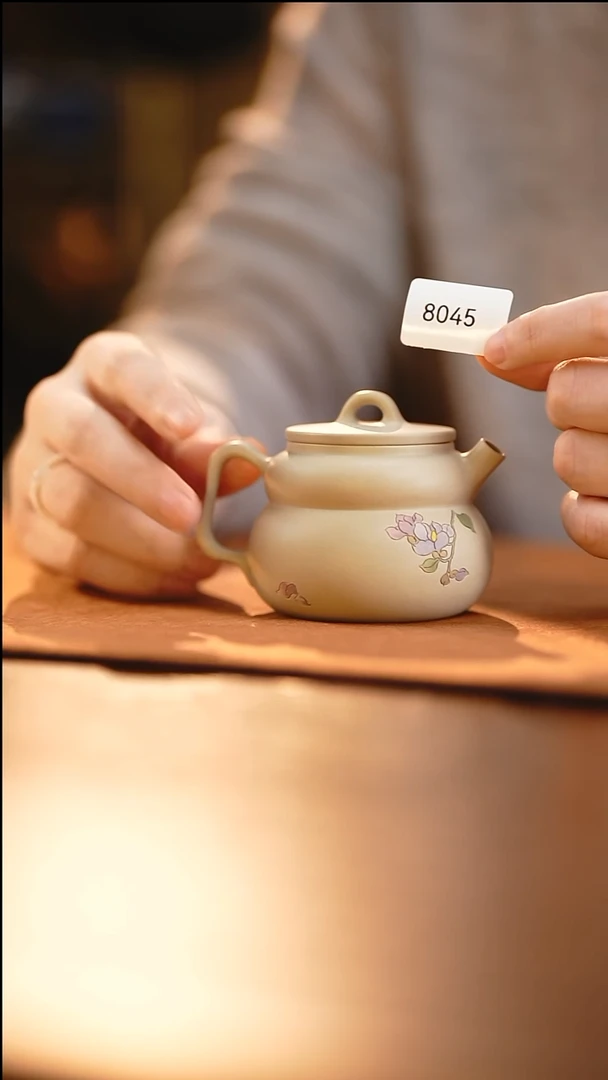 雲梦茶器紫陶茶壶8045