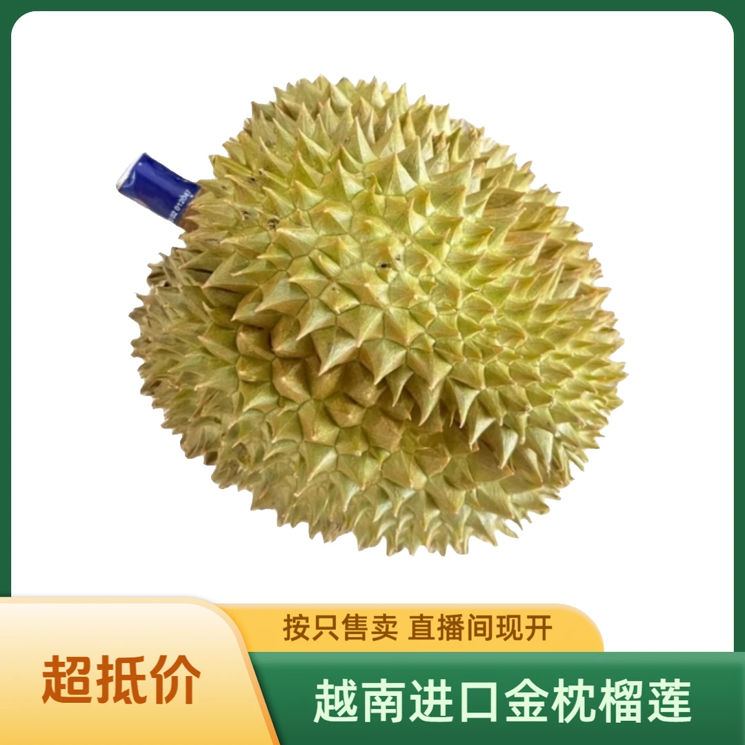 【特大果】越南进口树熟新鲜金枕榴莲按只售卖约6斤/只 肉厚核小金枕越南