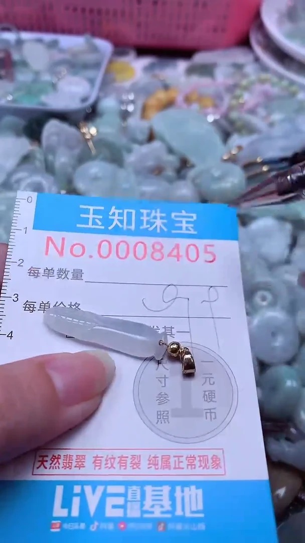 翡翠未镶嵌吊坠(不含链)8405