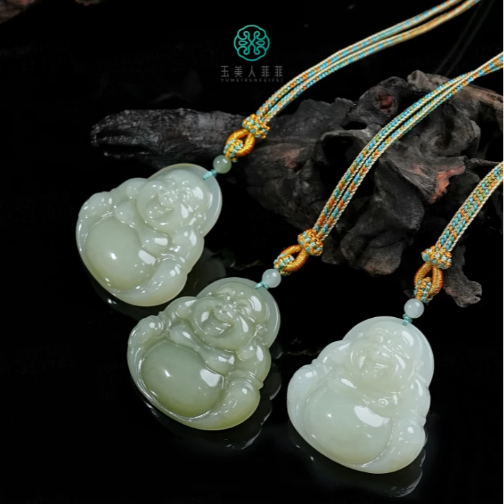 石惑珠宝+和田玉佛公吊坠约50mm~多样性发一