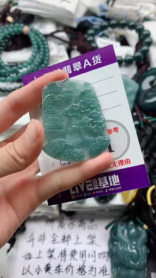 翡翠未镶嵌颈饰8