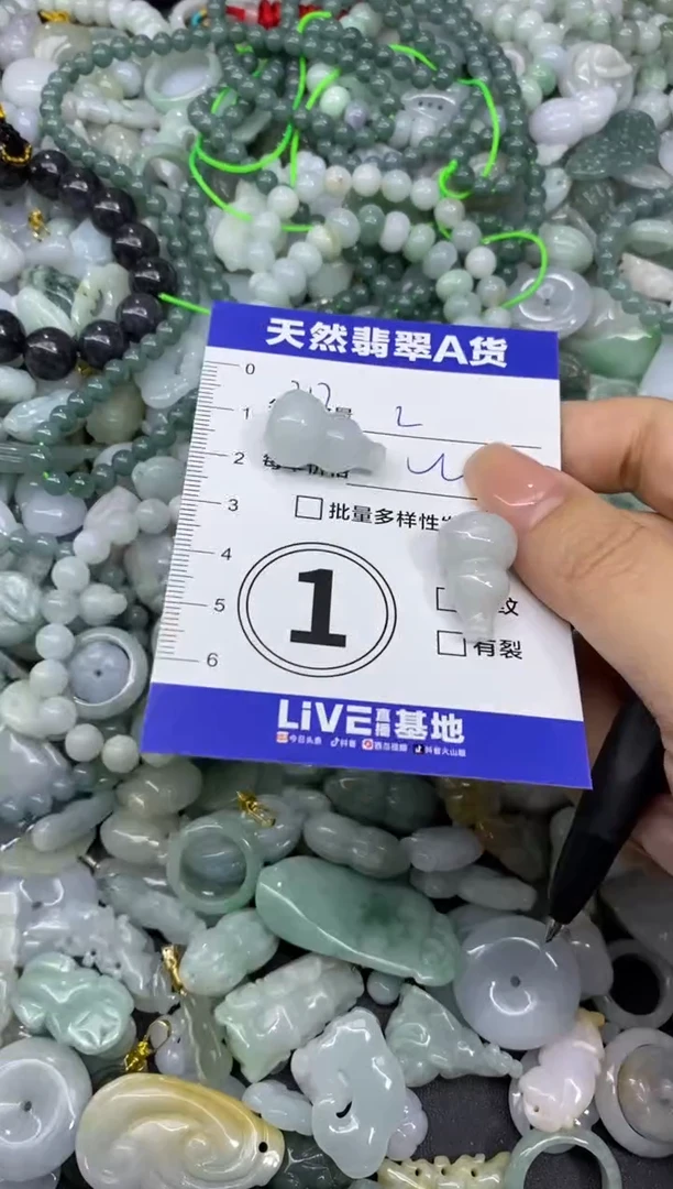 颈饰未镶嵌翡翠天然翡翠A货批量多样性发一件
