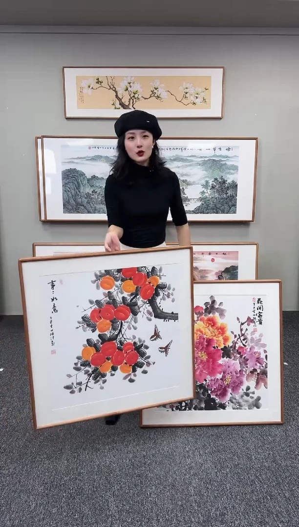 国画事事如意80*80