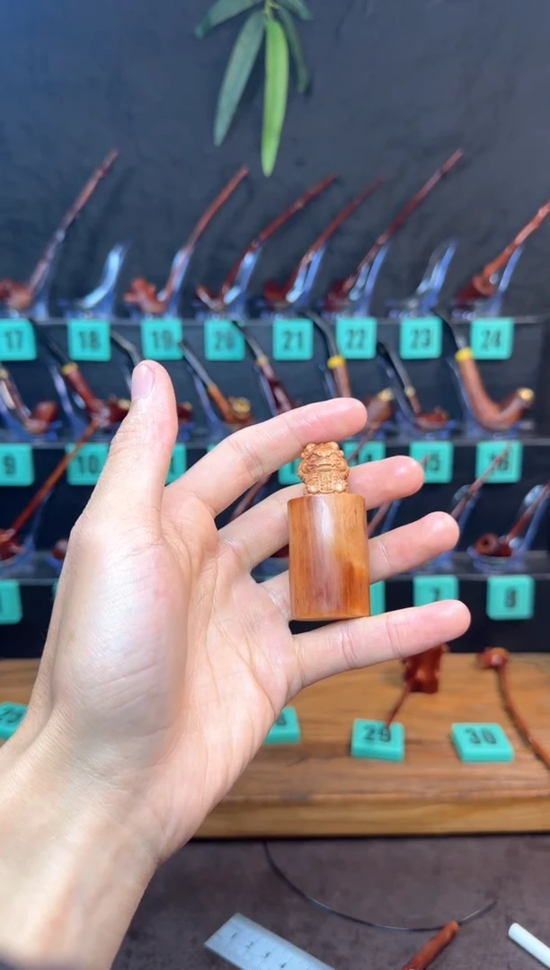 天***圆一物一图檬子木手工香烟嘴