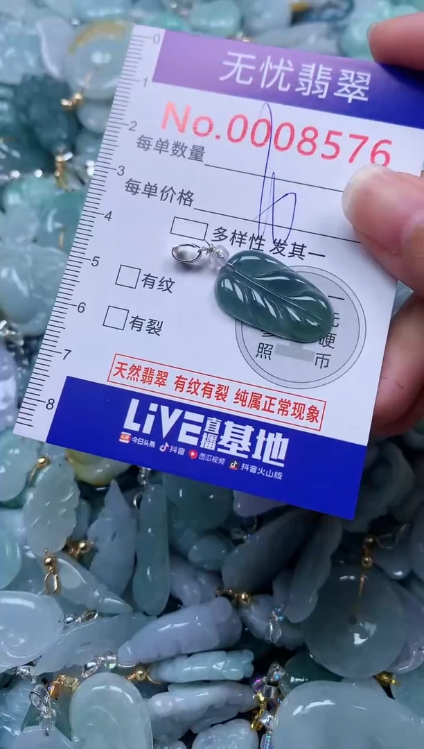 颈饰未镶嵌翡翠8576