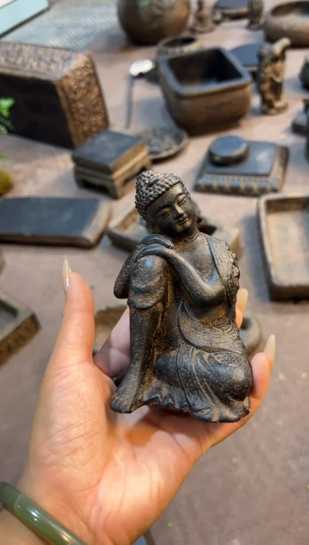 陶土【火山泥】睡佛