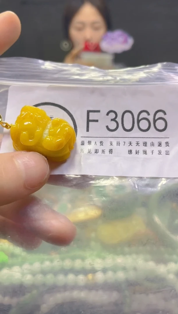 颈饰未镶嵌翡翠/F/翡翠A货，一件也是批发价