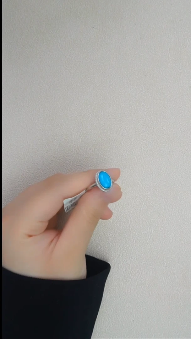 未镶嵌绿松石戒指发货一件