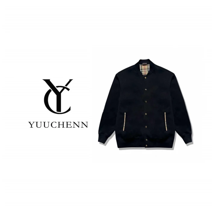 【YUUCHENN】-经典编织纹理格纹里外套-XX0681