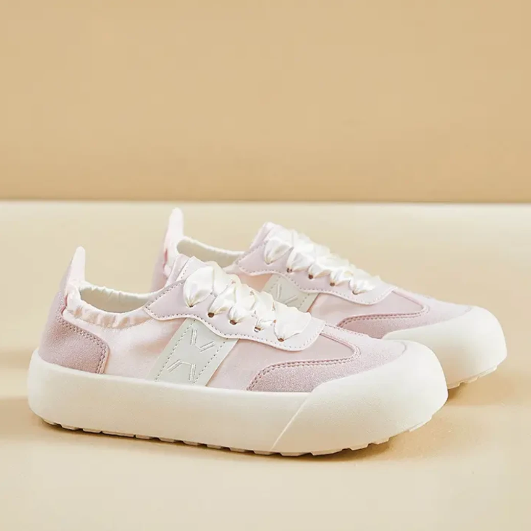 女生秋冬新款板鞋雨伞布板鞋百搭学生鞋9092