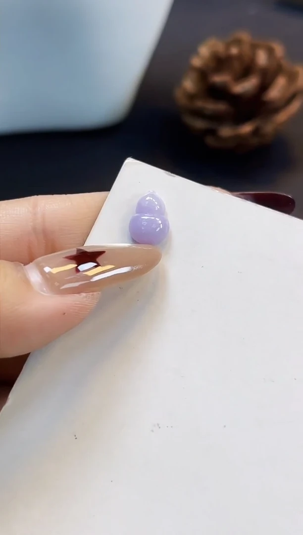 裸石翡翠JF紫罗兰葫芦10.3*7.3*3.5