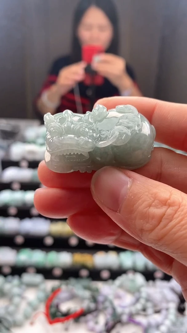 【闪购商品】翡翠颈饰未镶嵌霸王貔貅吊坠