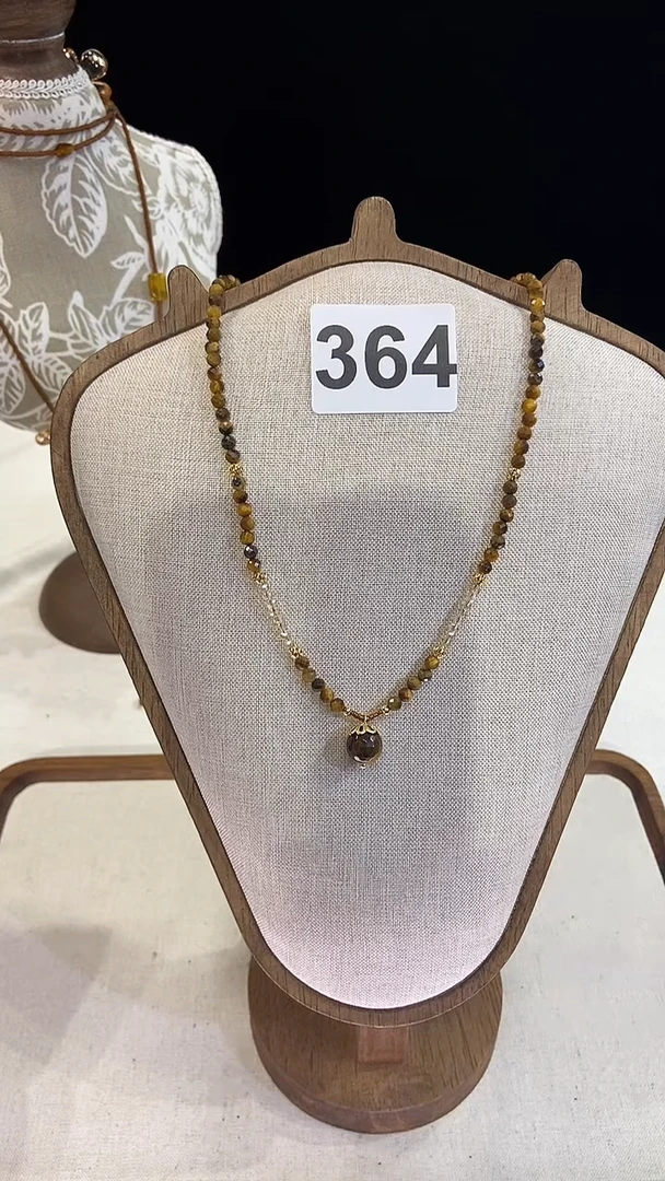 项链钛钢淡水珍珠364