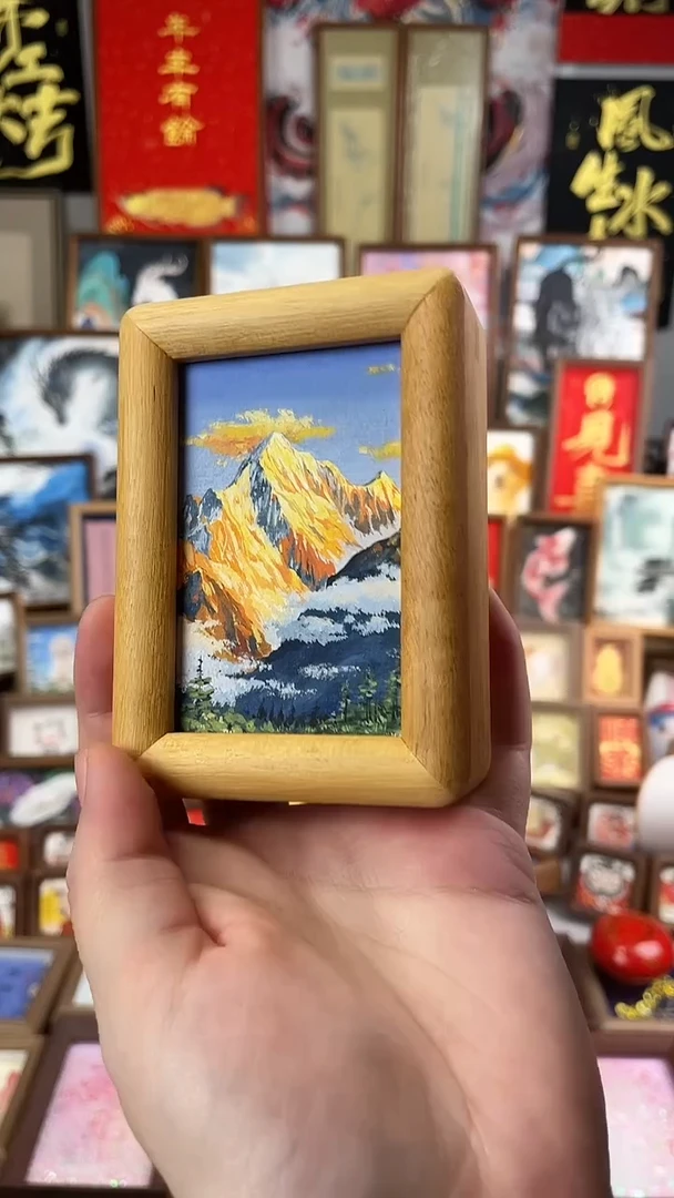 国画纯手绘书法绘画作品
