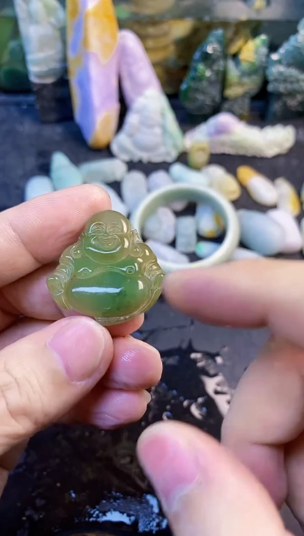 未镶嵌挂件翡翠天然翡翠110