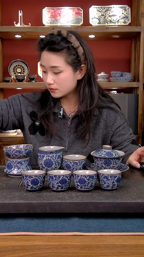 简装家用款8件套 老陶泥开片纹陶瓷茶具