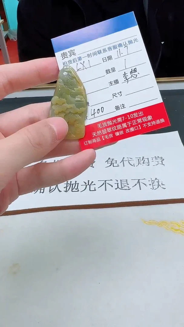 未镶嵌定制翡翠LX1翡翠吊坠-多样性发其一