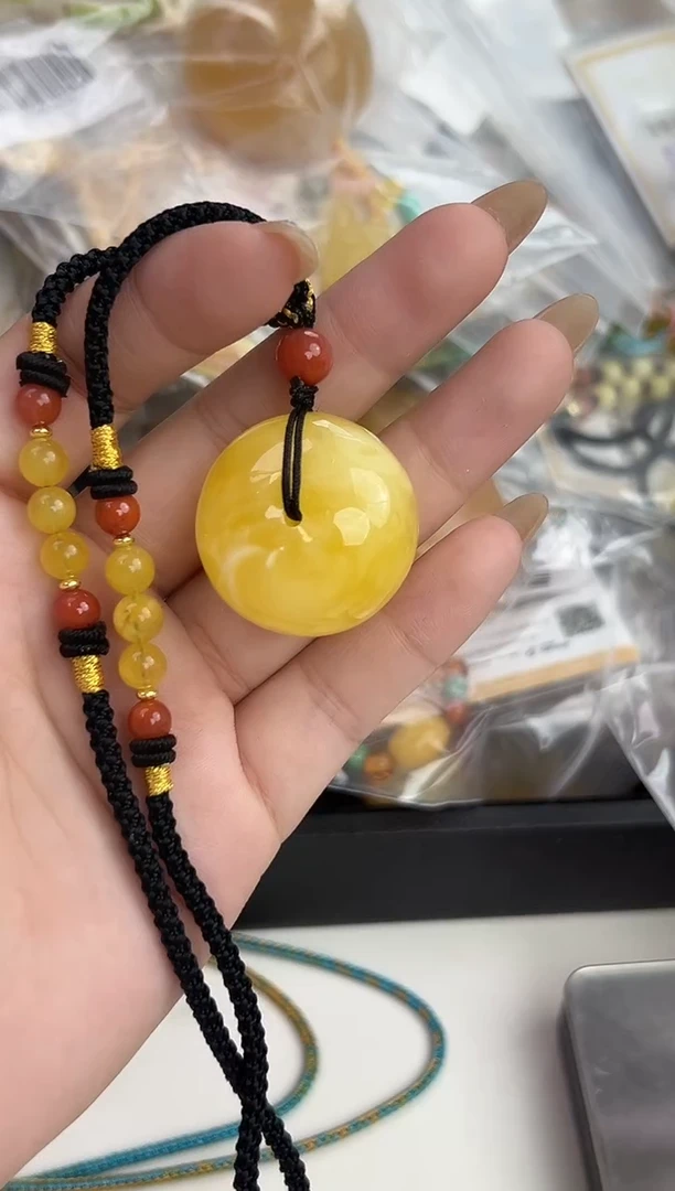 裸石琥珀未镶嵌天然琥珀蜜蜡吊坠
