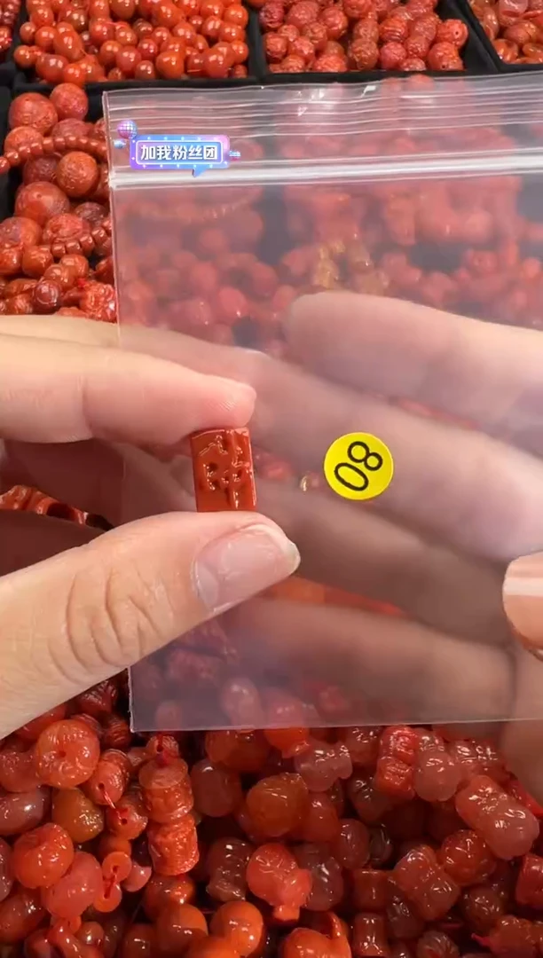 南红玛瑙未镶嵌颈饰1