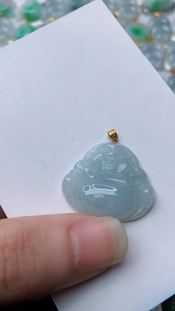 【闪购商品】翡翠颈饰18K金镶嵌45..........
