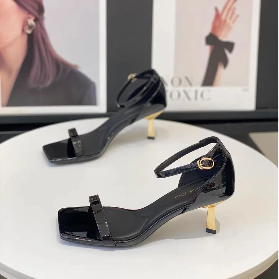 5193   新款法式时尚气质细跟凉鞋