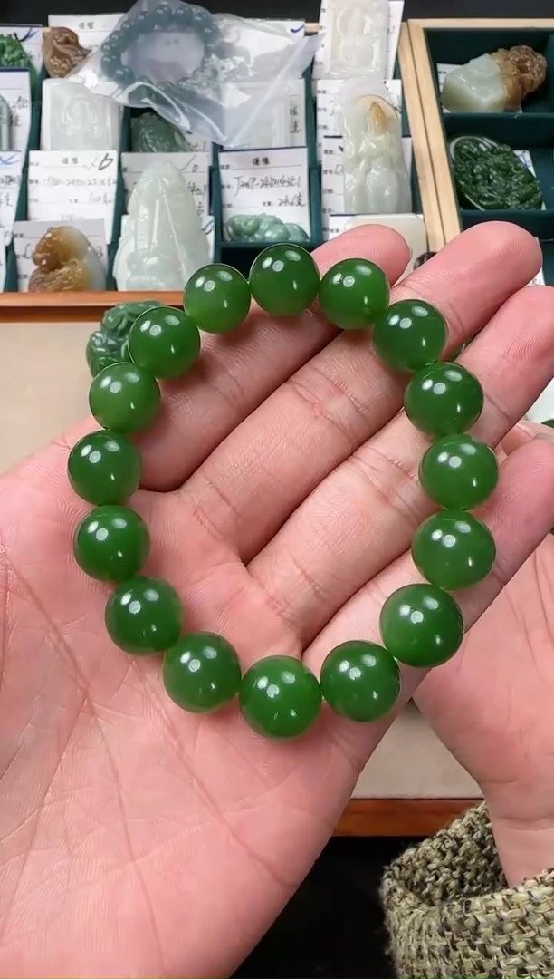 【闪购商品】和田玉手串未镶嵌天然结构颜色差异化发货