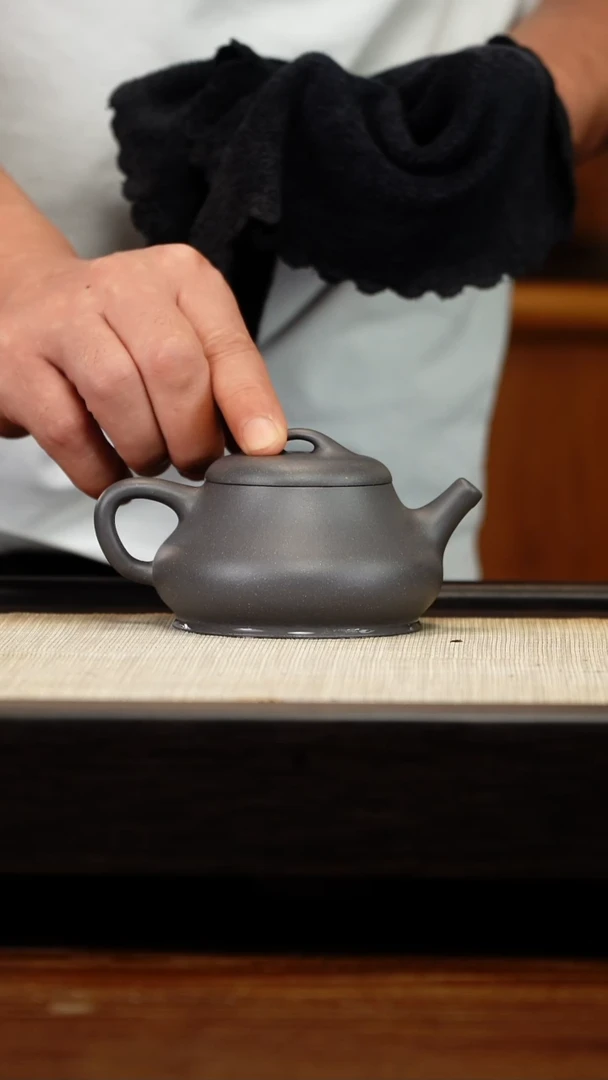 茶壶紫砂天青柱瓢180