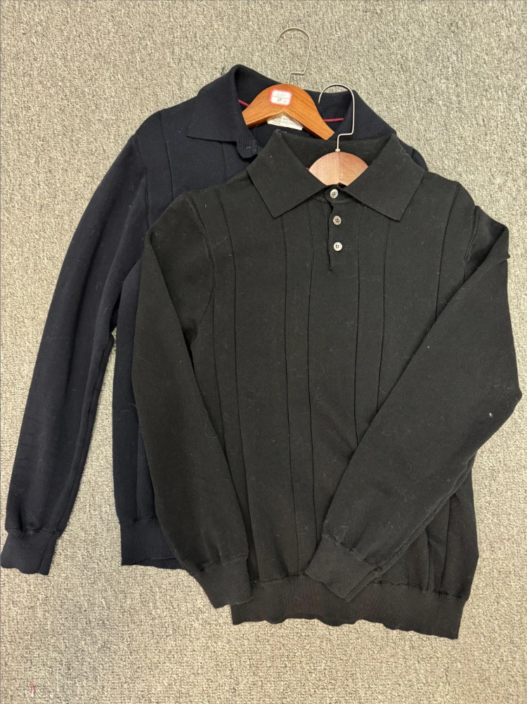 022针织翻领春秋秋季长袖毛衣针织衫休闲打底男款