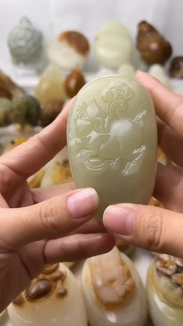 石材古青石棉纹正常不退换猪