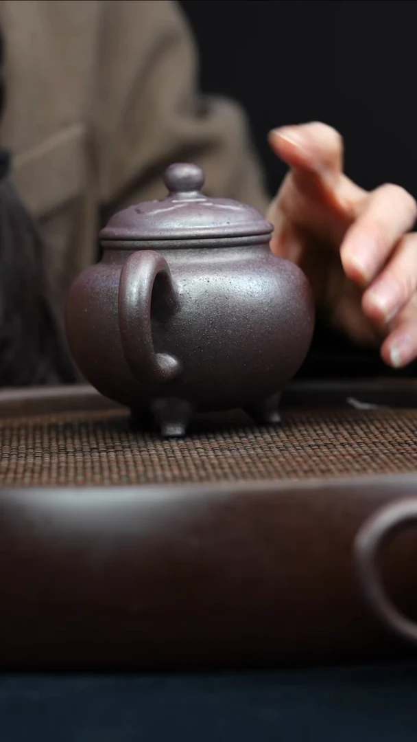 茶壶紫砂新**中柴烧茶壶-HBX