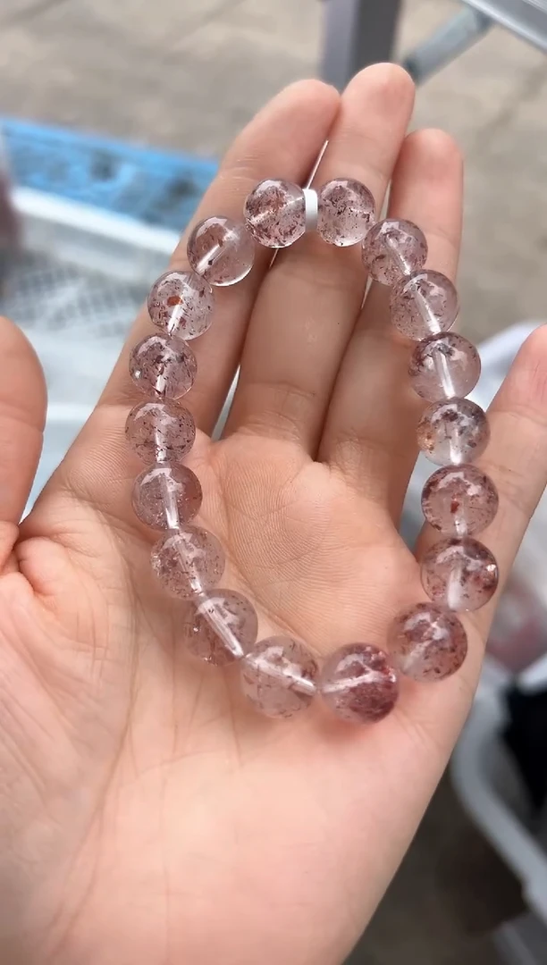 手串未镶嵌水晶YW1213金草莓手链11+多样性发一