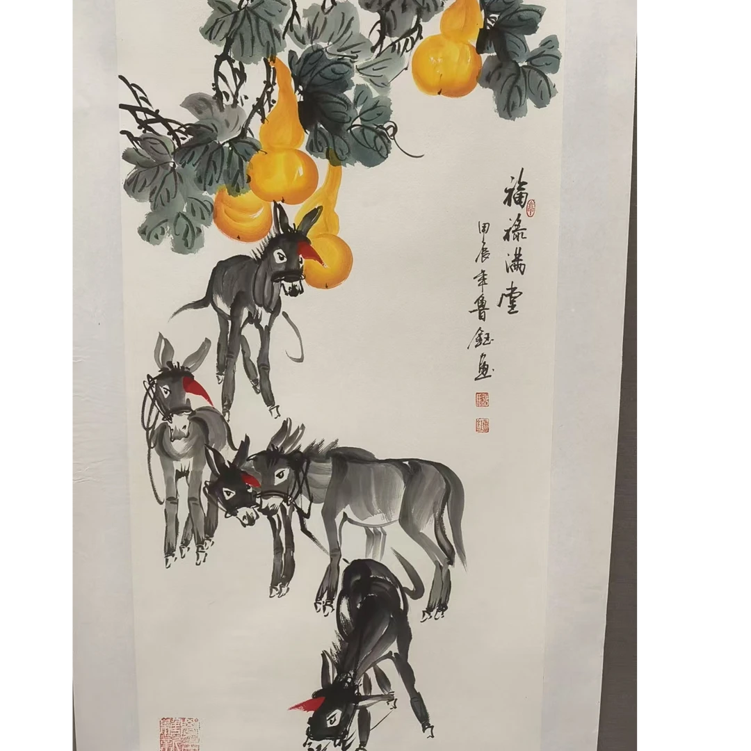 橱窗展示/传奇美术/原名王奉超笔名鲁钰/宣纸国画/带证书