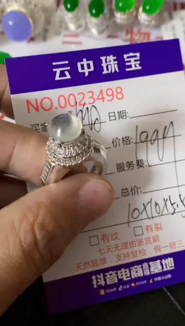 【闪购商品】翡翠戒指未镶嵌/34980000