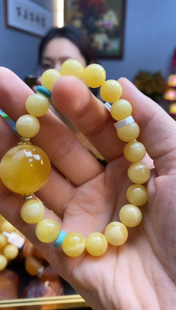 未镶嵌琥珀手串手串
