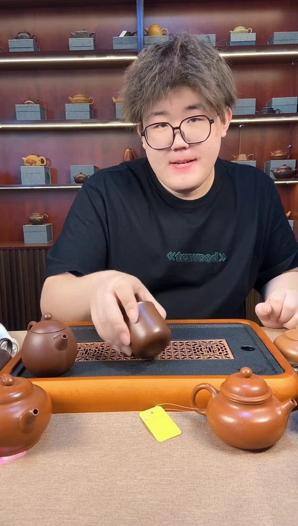 茶壶紫砂紫泥主人杯