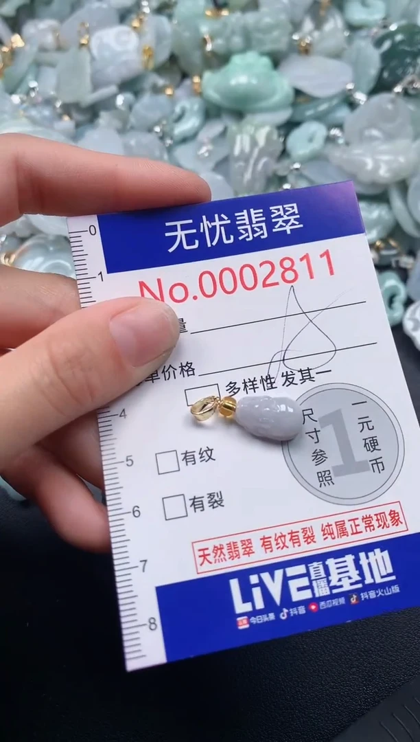 吊坠(不含链)未镶嵌翡翠2811