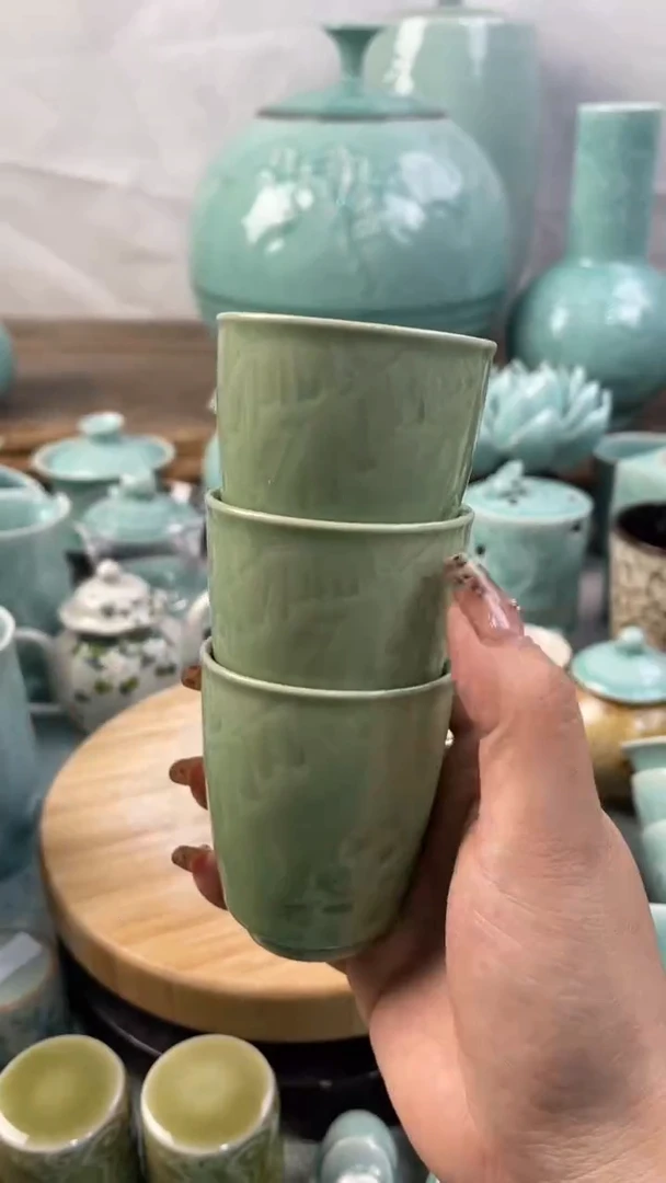 【闪购商品】特价福利 微瑕 慧仙青瓷