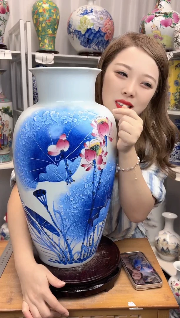 瓶景德镇荷韵大冬瓜