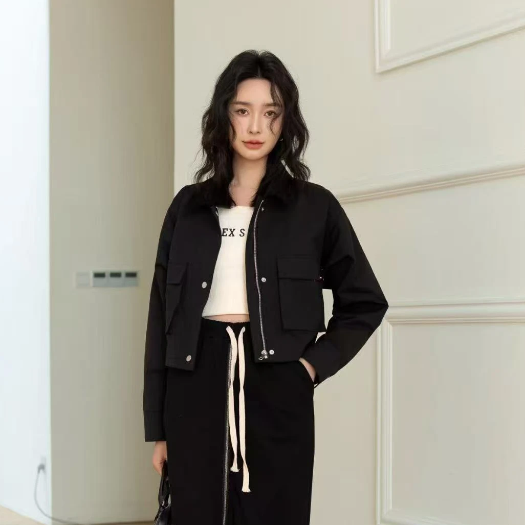 休闲高品质时尚轻奢风衣外套