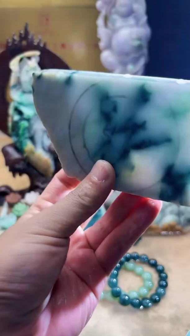 未镶嵌挂件翡翠A货张麦6849