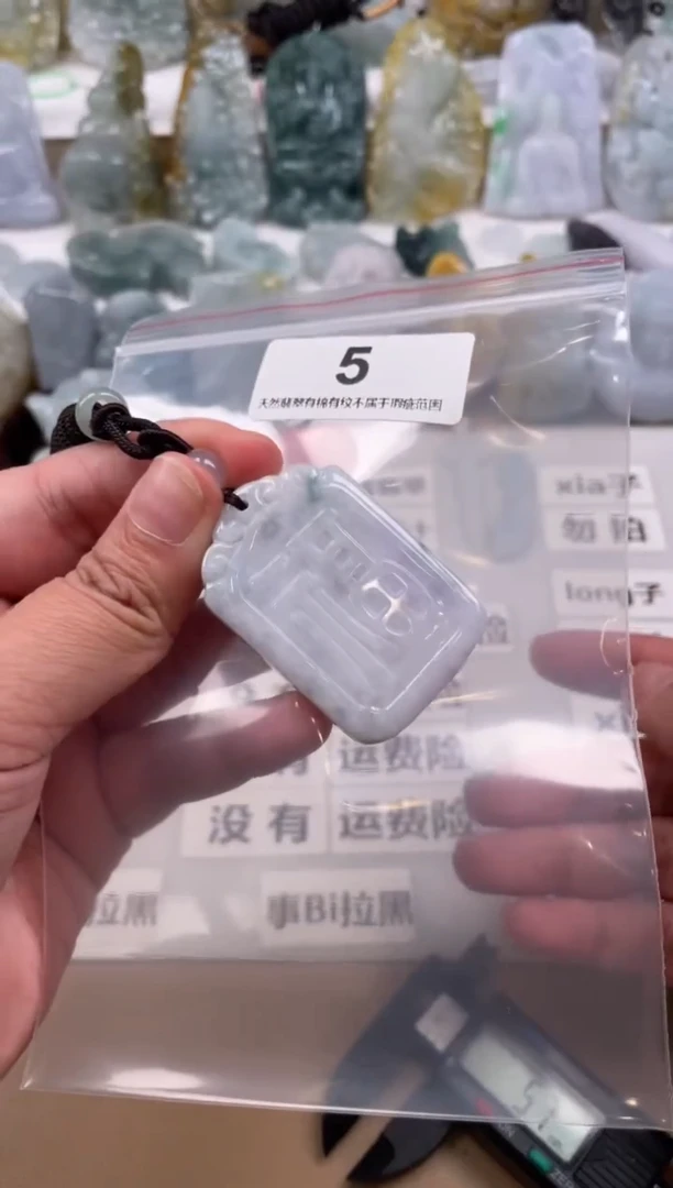 【闪购商品】翡翠颈饰未镶嵌天然缅甸A货翡翠5