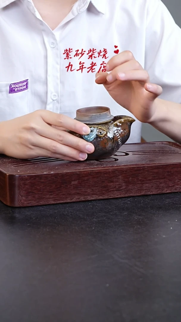 茶壶紫砂宜兴紫砂柴烧壶