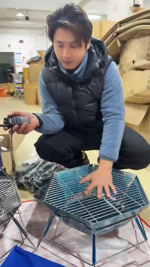 不锈钢六边形烧烤炉