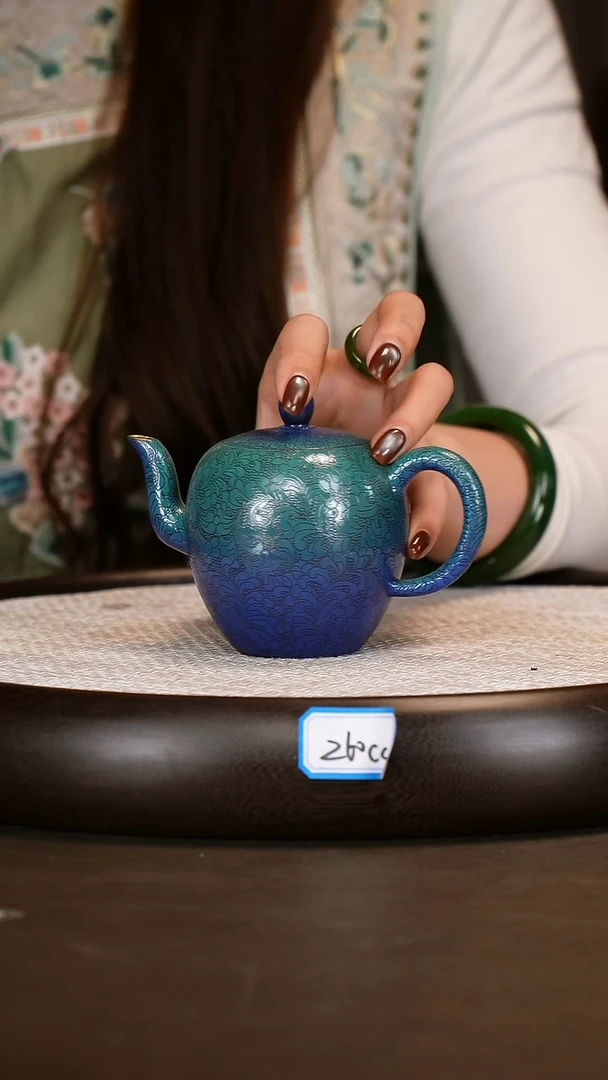 茶壶紫砂【沈建康】铁血红砂美人肩   260CC