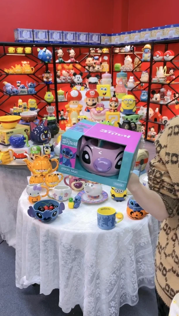 【闪购商品】1安琪3D陶瓷杯（原盒）