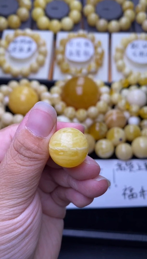 裸石琥珀未镶嵌大小姐珠宝严选97