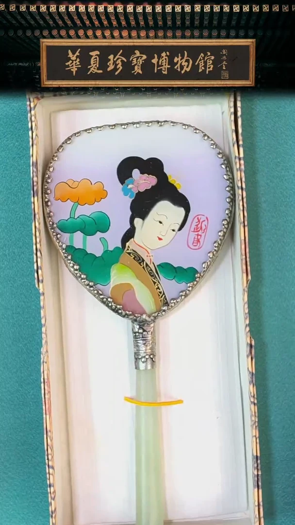 非遗手工小人物镜子
