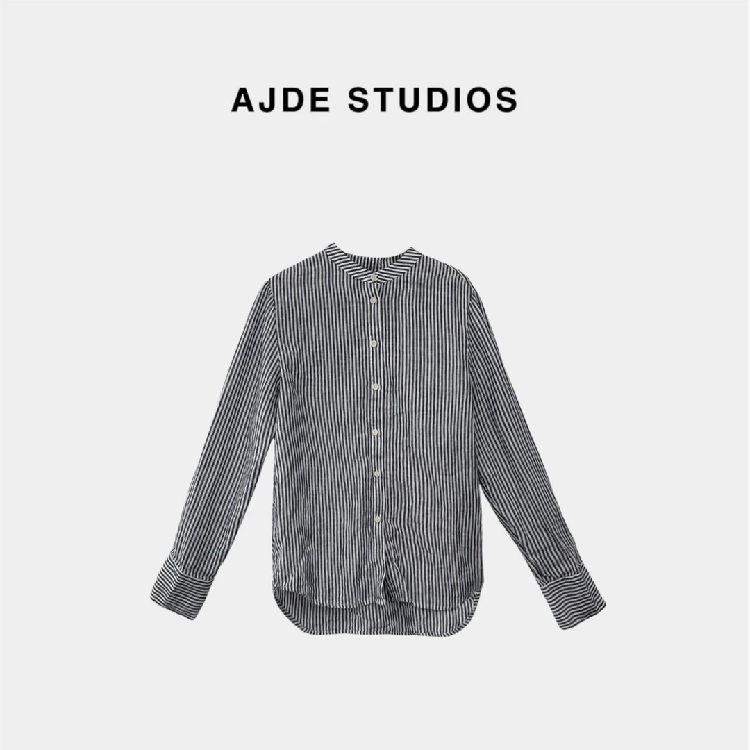AJDE｜条纹亚麻衬衫 01