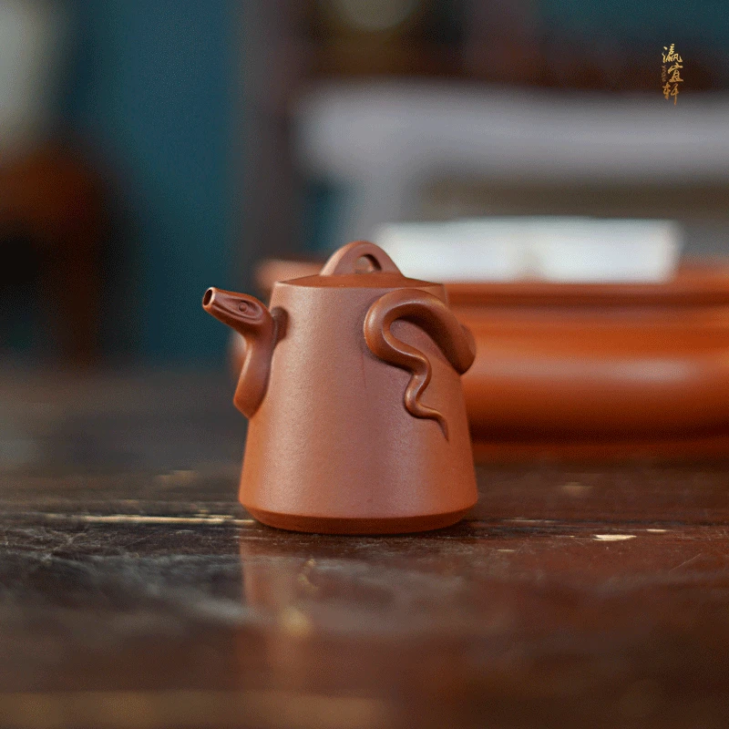 瀛宜轩卢桂荣蛇年生肖壶白娘子潮州手拉壶高档送礼全手工手制