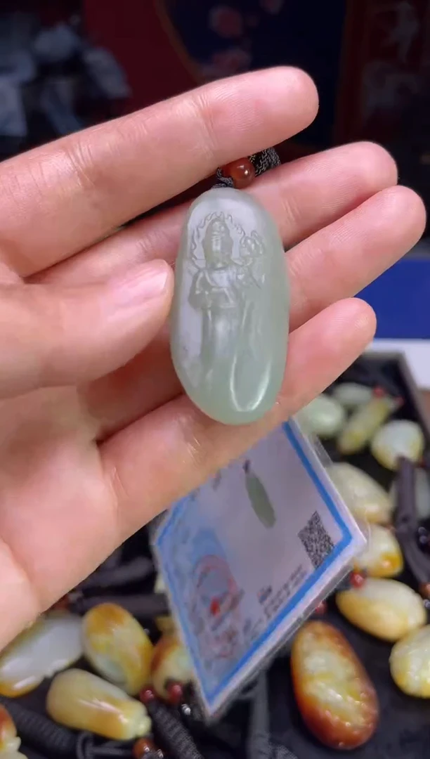 颈饰未镶嵌和田玉123